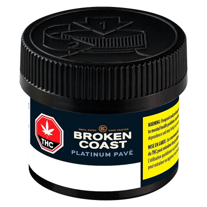 Broken Coast Platinum Pave Flower