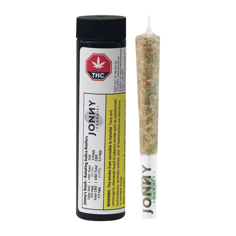 Jonny Chronic 2 g Jonny's Stash Rotating Indica PR 2 x 1 g Pre-Rolls