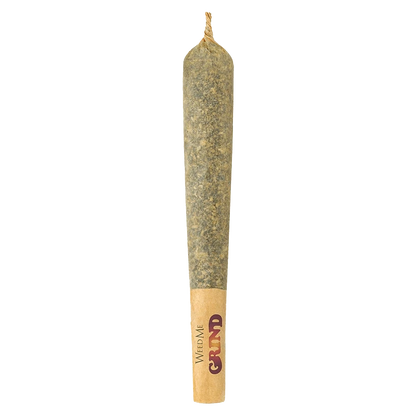 A close-up, side view of the 420 King Size Pre Rolled 25 x 0.7 g, showcasing its paper wrap and cylindrical shape.