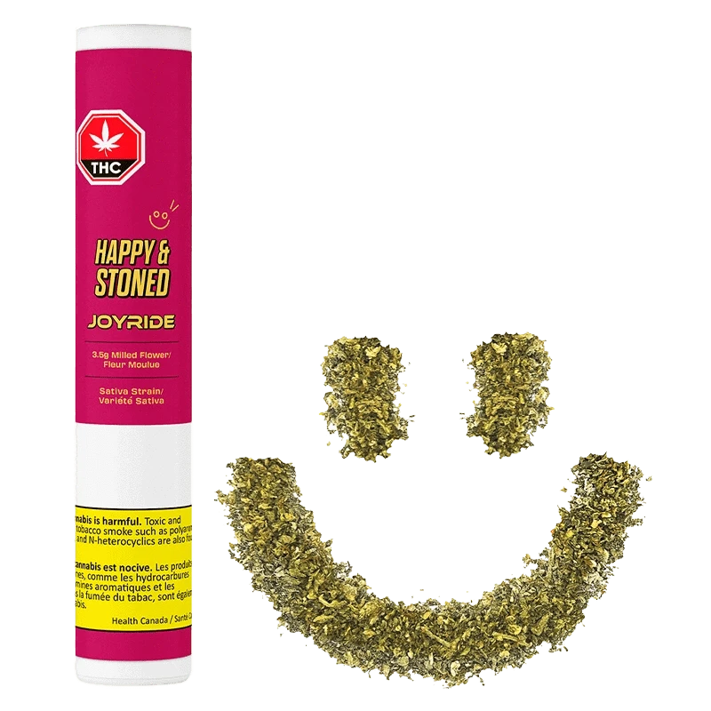 Happy & Stoned 3.5 g Joyride Sativa Milled Flower Flower