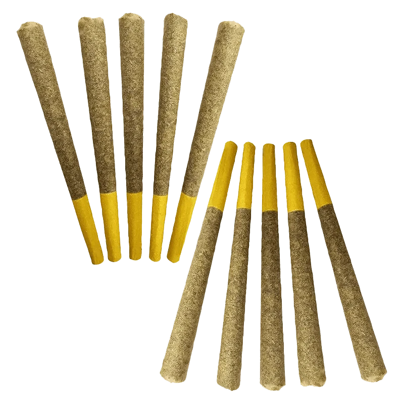 AAA Pre Rolled 10 x 0.5 g displayed in a clean, side-by-side arrangement against a neutral white background.