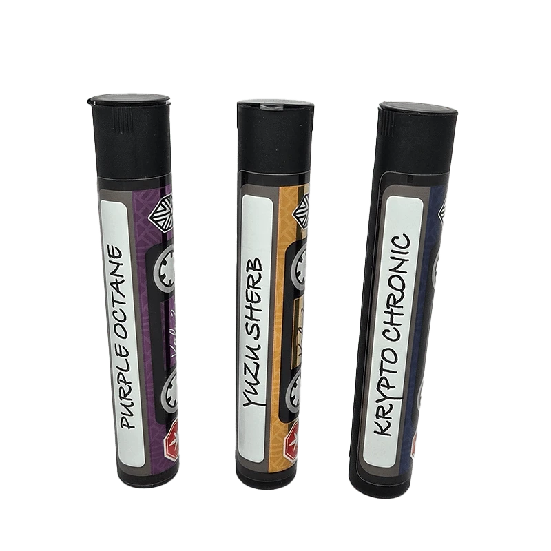 A straight-on view of the Mixtape Multipack V.2 PR, showcasing six small, packaged cartridges against a plain white background.
