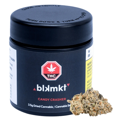 Front view of the **Candy Crasher** product packaging with text on a white background.