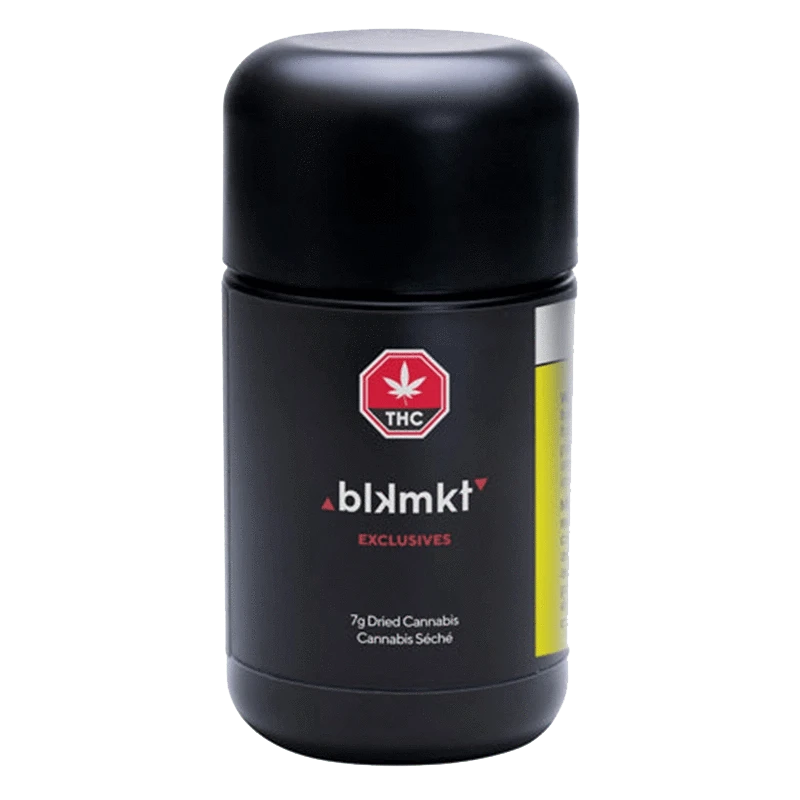 Front view of the Exclusives - Pink Kitty, a cylindrical container with a dark background and minimal branding.