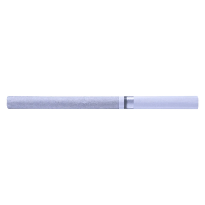 A side view of the Twisted Citrus Super Slim Electric Dartz PR, showing its sleek, cylindrical shape against a plain white background.
