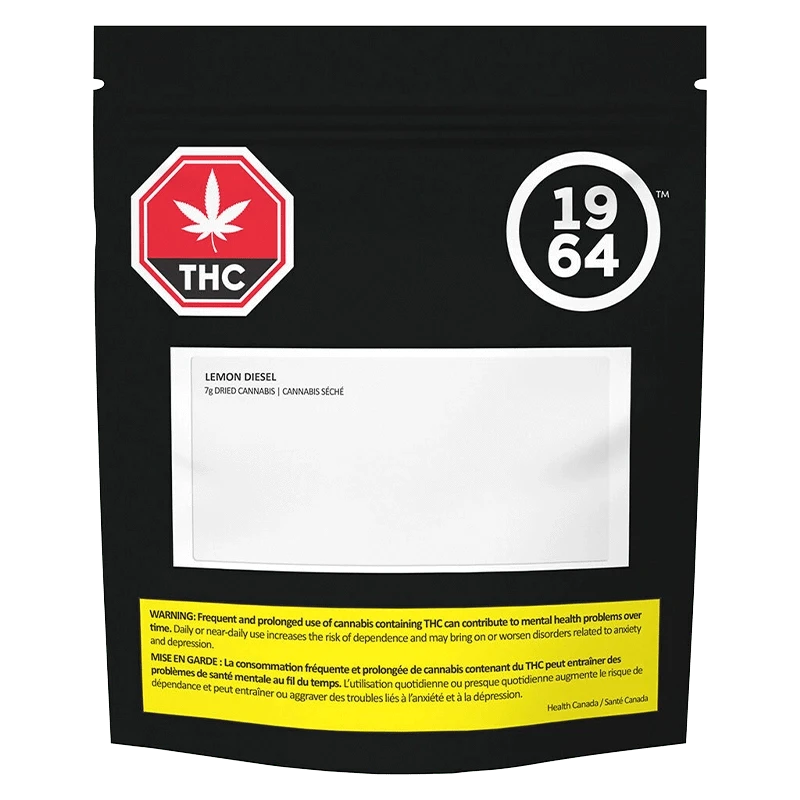 Lemon Diesel displays a warning about potential health risks in bold text over a black background.