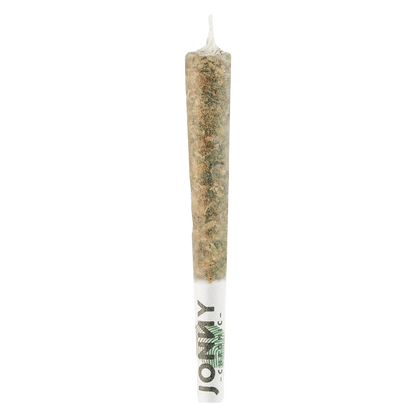 A vertical close-up of the Cherry Bomb Reefers Pre Rolled 5 x 1 g, showing the rolled paper wrapper with a light brown gradient.
