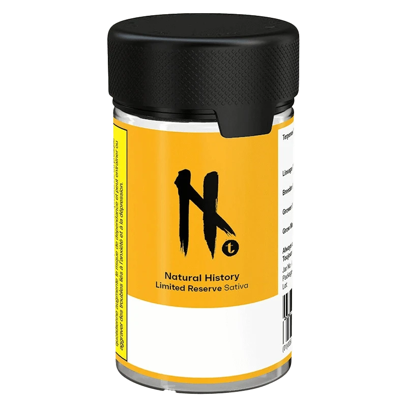 Front view of the Limited Reserve container, showcasing the brand logo on a white background.