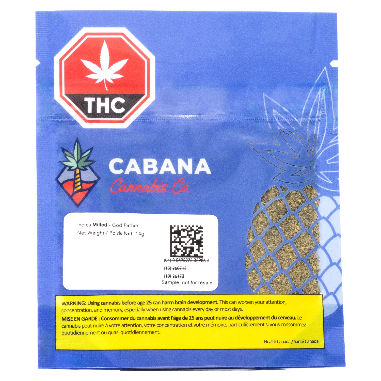 Cabana Cannabis Co. 14 g God Father OG Flower