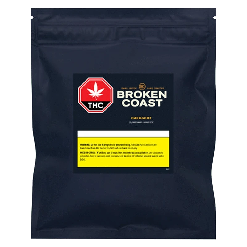 A close-up shot of the EmergenZ packaging, displaying the brand logo against a dark background.