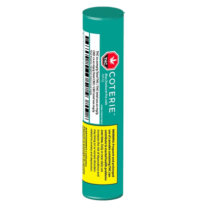 Blue Ztarburzt Pre Rolled 3 x 0.5 g packaging shown in a close-up, angled shot with bold text and warnings visible on the label.