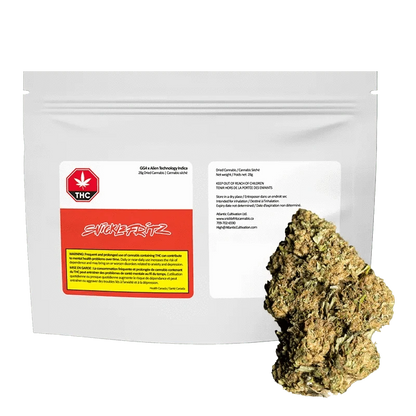 Front view of the GG4 x Alien Technology packaging, displaying vibrant colors and bold typography against a dark background.