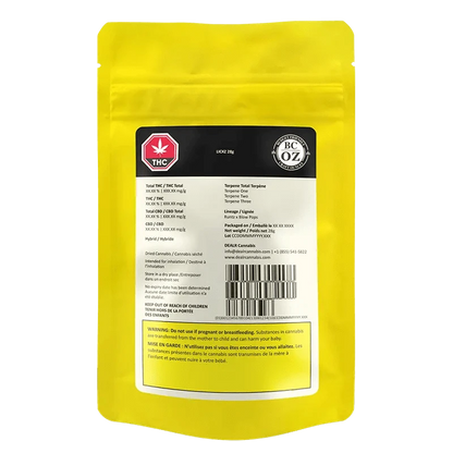 A close-up of the Lickz packaging with vibrant colors and text, displaying details of the product’s contents.