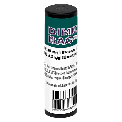 Front view of the Tropical Pack N’ Puff, a colorful pouch with branding and text details against a white background.