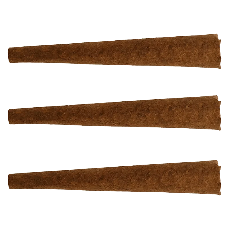 Close-up of the Cocolicious Benny Blunt, showing its rolled paper texture against a plain white background.