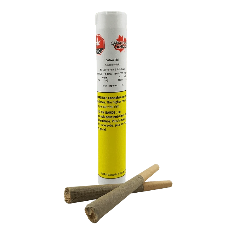 Canadian Cannabis 2 g Sativa Eh! PR 2 x 1 g joints