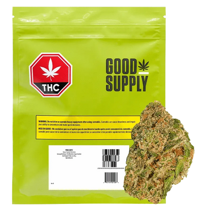 Pink Certz packaging features a bold, colorful design with a cannabis leaf emblem against a dark background.