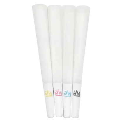 A slightly angled, close-up view of The Collective Pre Rolled 12 x 0.5 g pre-rolls, neatly arranged against a plain white backdrop.