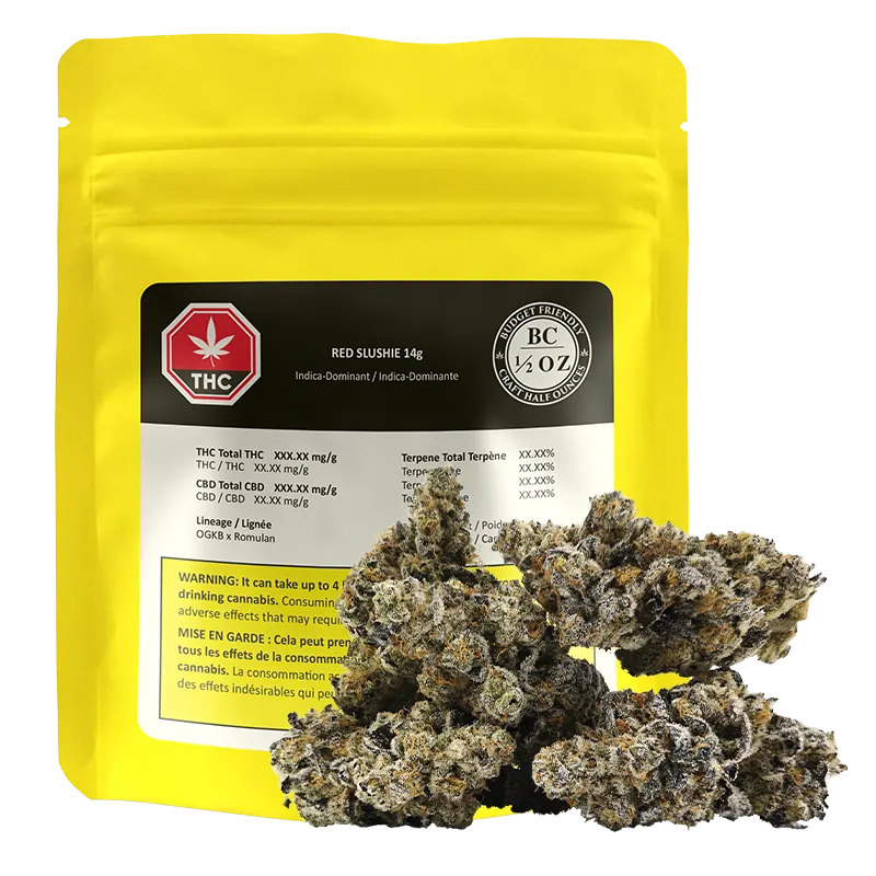 BC 1/2 Oz 14 g Red Slushie Flower