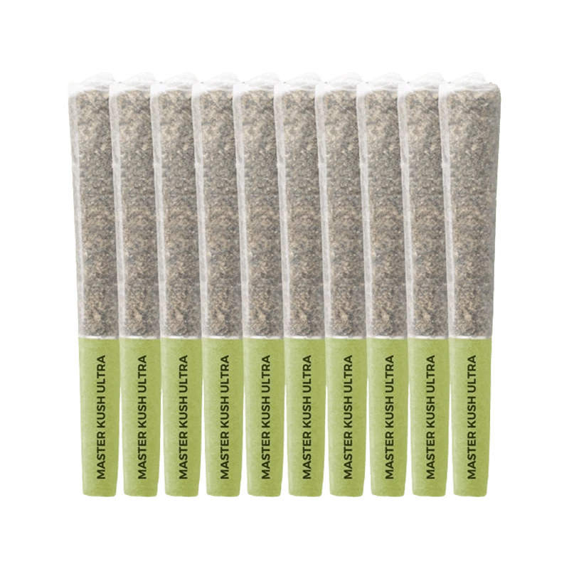 Pistol and Paris 5 g Master Kush Ultra PR 10 x 0.5 g Pre-Rolls