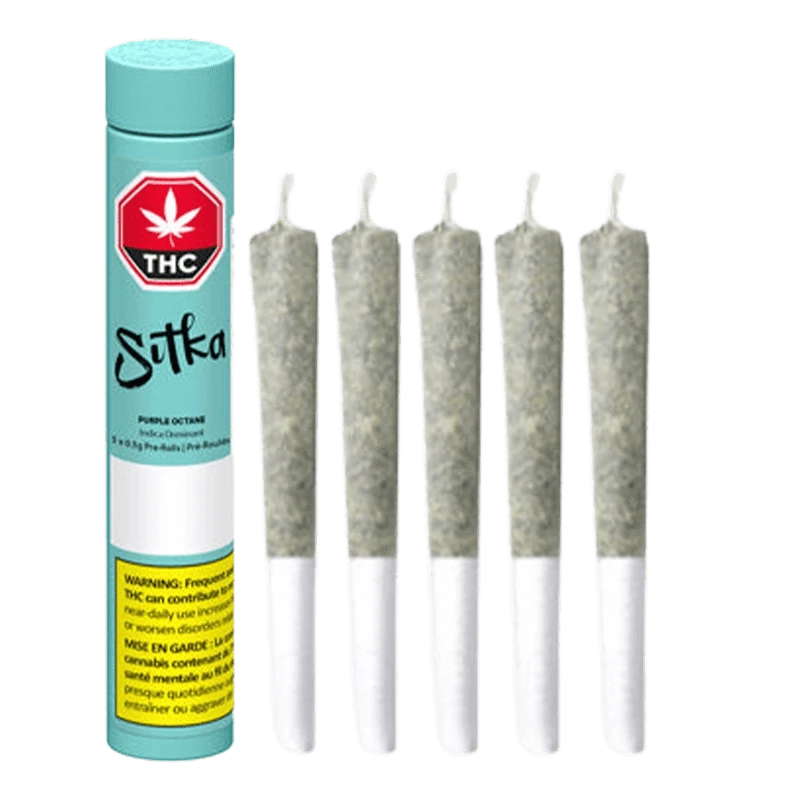 Sitka Legends 2.5 g Purple Octane PR 5 x 0.5 g Pre-Rolls