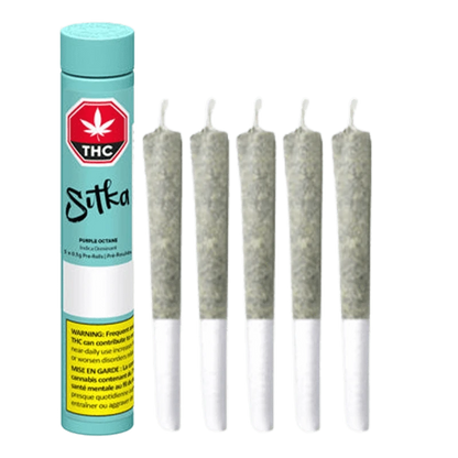 Sitka Legends 2.5 g Purple Octane PR 5 x 0.5 g Pre-Rolls