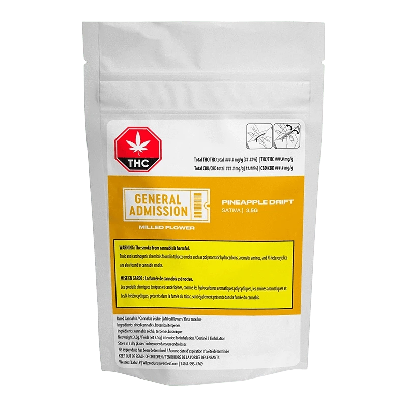 General Admission 3.5 g Pineapple Drift Flower