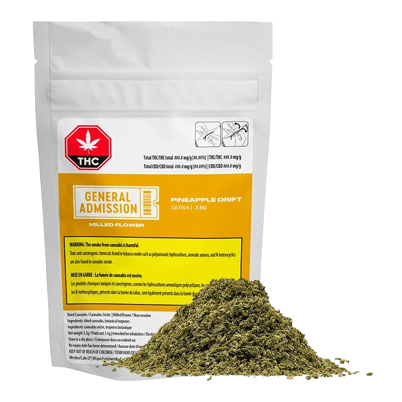 General Admission 3.5 g Pineapple Drift Flower