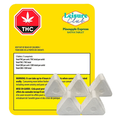 Leisure Club 5 Caps Pineapple Express Tablets Oils & Caps