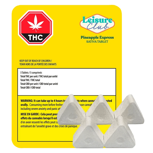 Leisure Club 5 Caps Pineapple Express Tablets Oils & Caps