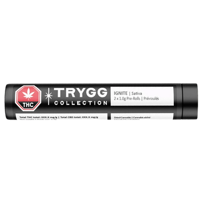 Trygg 2  g Ignite PR 2 x 1 g Pre-Rolls