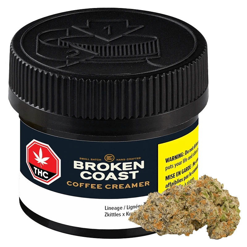Broken Coast 3.5 g Coffee Creamer Flower