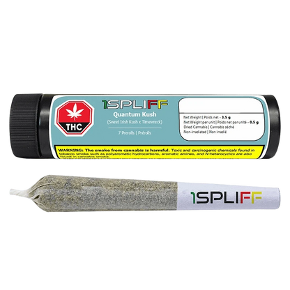 1Spliff 3.5 g Quantum Kush PR 7 x 0.5 g Pre-Rolls