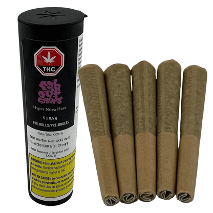 Far Out Crops 2.5 g HyperNova Haze PR 5 x 0.5 g Pre-Rolls