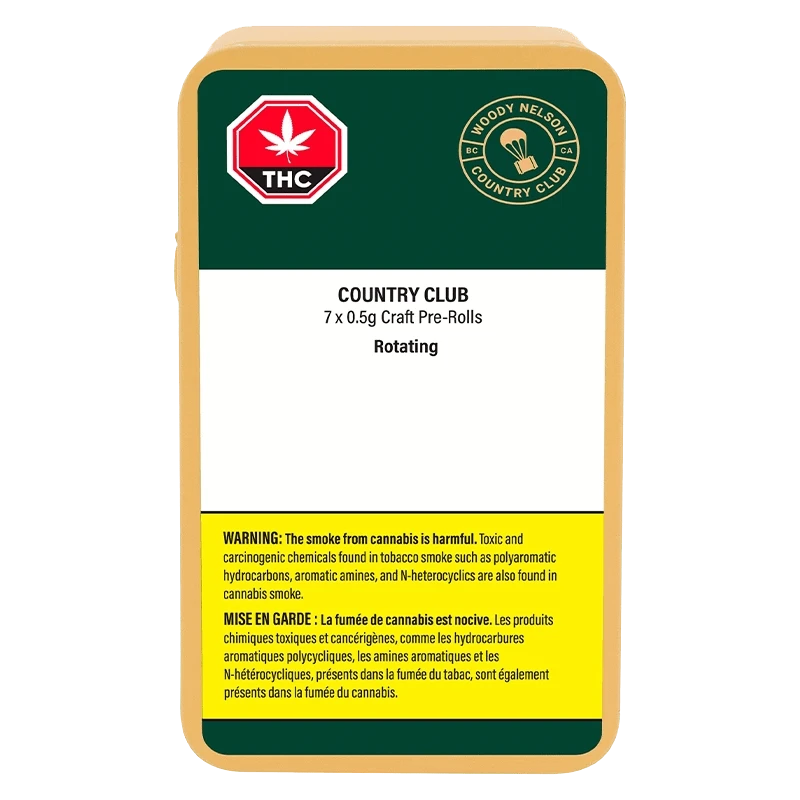Woody Nelson 3.5 g Country Club PR 7 x 0.5 g Pre-Rolls