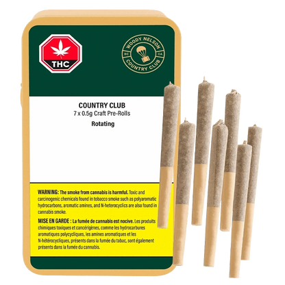 Woody Nelson 3.5 g Country Club PR 7 x 0.5 g Pre-Rolls