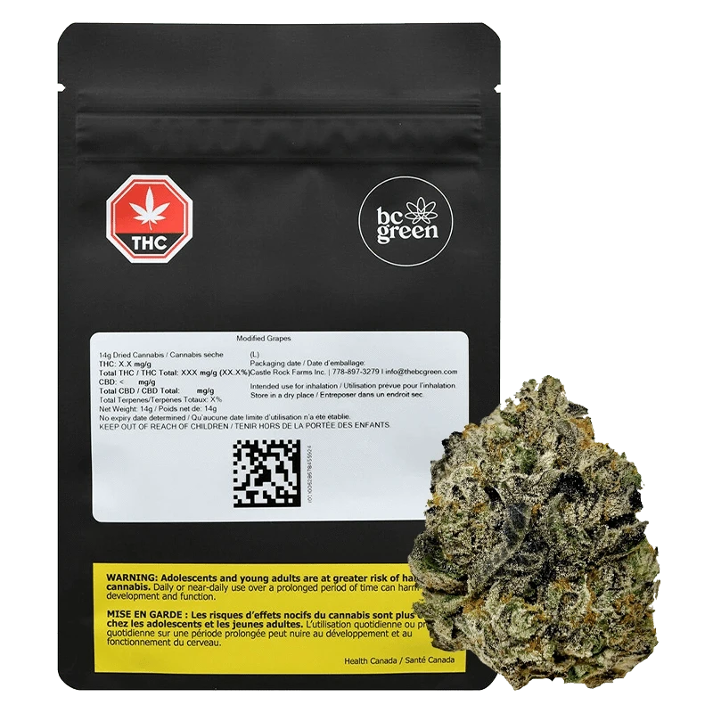 BC Green 14 g Modified Grapes Flower