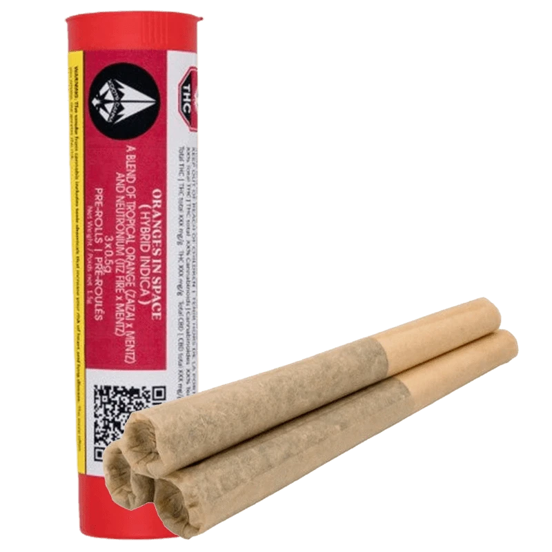 Koots Canna 1.5 g Oranges In Space PR 3 x 0.5 g Pre-Rolls