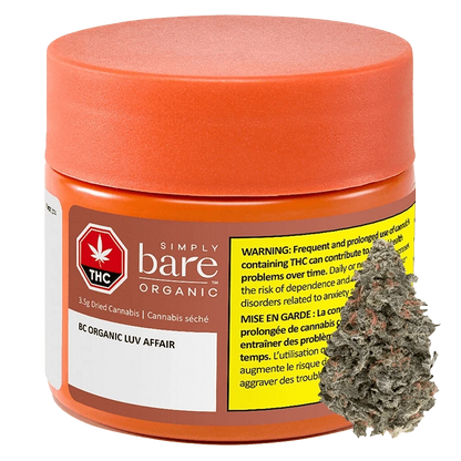 Simply Bare 3.5 g BC Organic Luv Affair Flower
