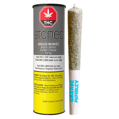 Stoned 1 g Grease Monkey PR 1 x 1 g Pre-Rolls