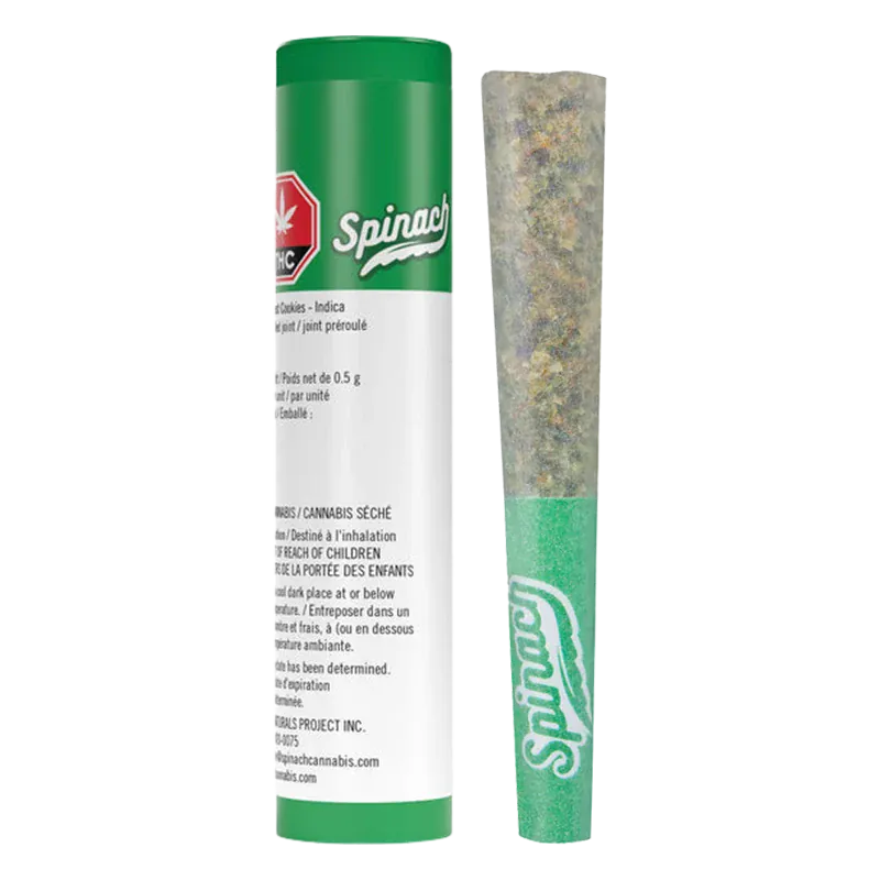 Spinach 0.5 g West Coast Cookies PR 1 x 0.5 g Pre-Rolls