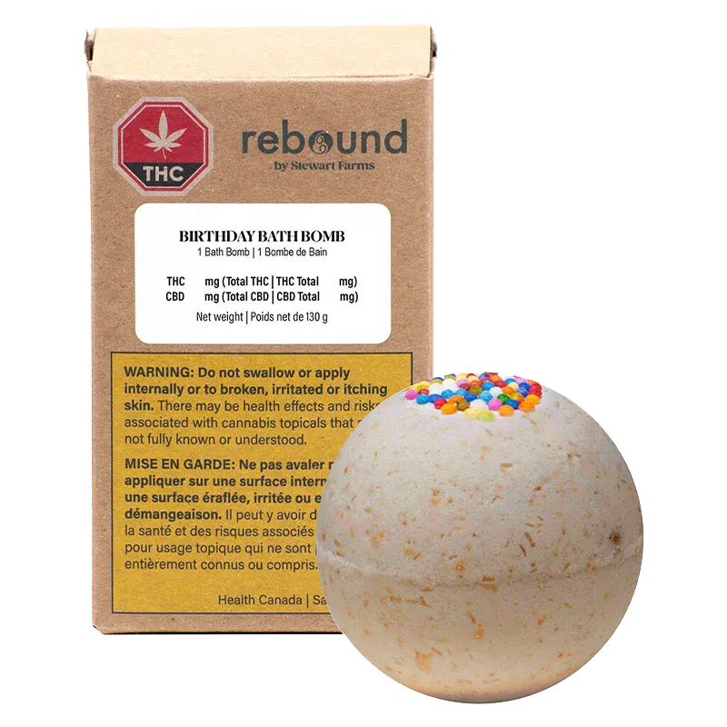 Rebound 130 g Birthday Bath Bomb Topicals