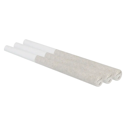Three-quarter view of three white Coffee Creamer PR 3 x 0.5 g sticks aligned diagonally on a white background.
