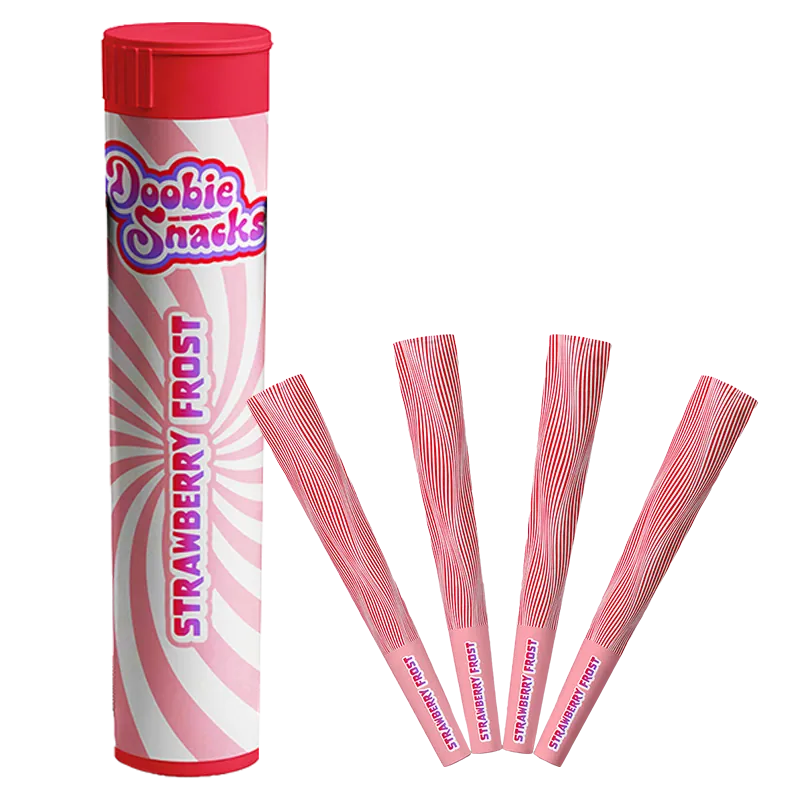 Doobie Snacks 2 g Strawberry Frost PR 4 x 0.5 g Pre-Rolls