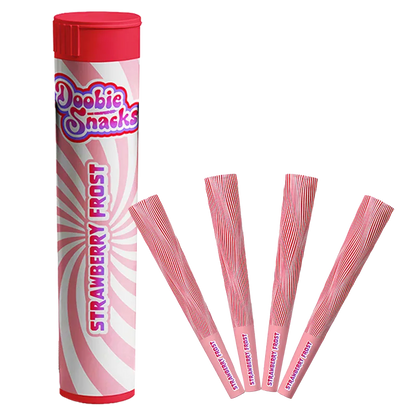 Doobie Snacks 2 g Strawberry Frost PR 4 x 0.5 g Pre-Rolls