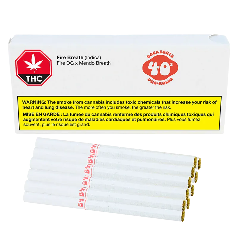 Back Forty 3.5 g Fire Breath PR 10 x 0.35 g Pre-Rolls