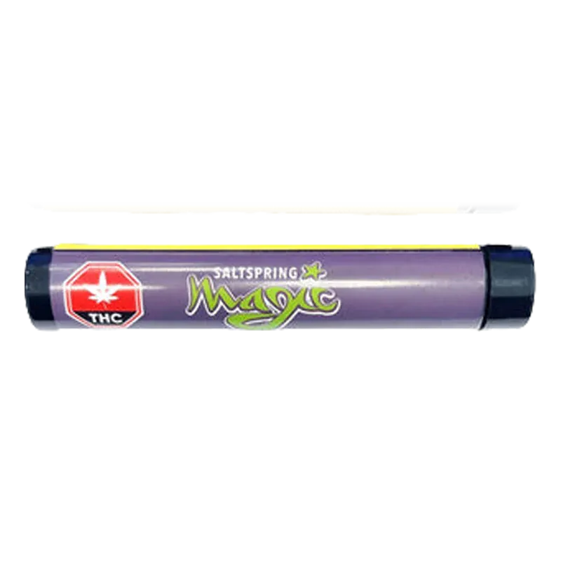 Horizontal close-up of a purple cartridge tube labeled Hippie Diesel PR 3 x 0.5 g against a white background.