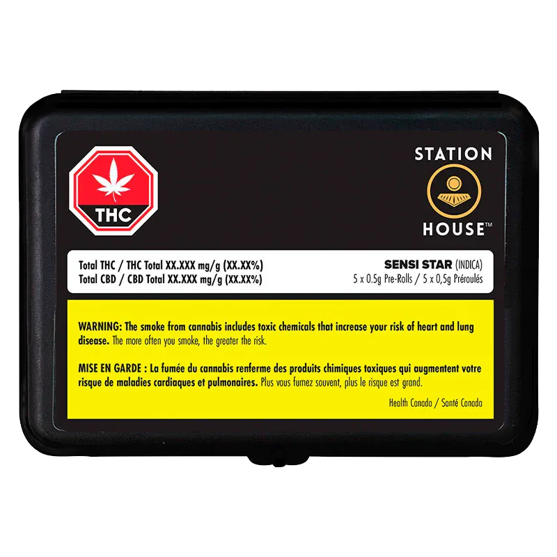 Station House 2.5 g Star PR 5 x 0.5 g Pre-Rolls