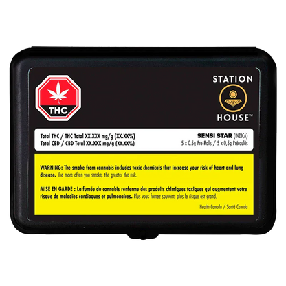 Station House 2.5 g Star PR 5 x 0.5 g Pre-Rolls