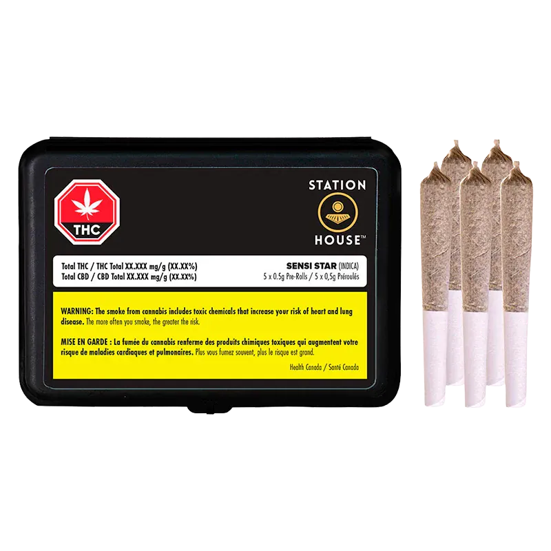 Station House 2.5 g Star PR 5 x 0.5 g Pre-Rolls
